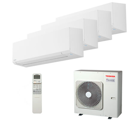 Мульти сплит-система на 4 комнаты Toshiba RAS-B07J2KVSG-E x 4 / RAS-4M27U2AVG-E