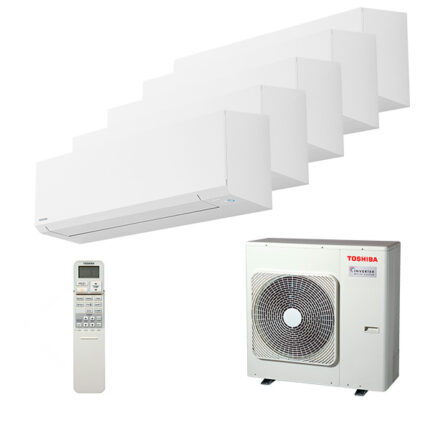 Мульти сплит-система на 5 комнат Toshiba RAS-B07J2KVSG-E x 5 / RAS-5M34U2AVG-E