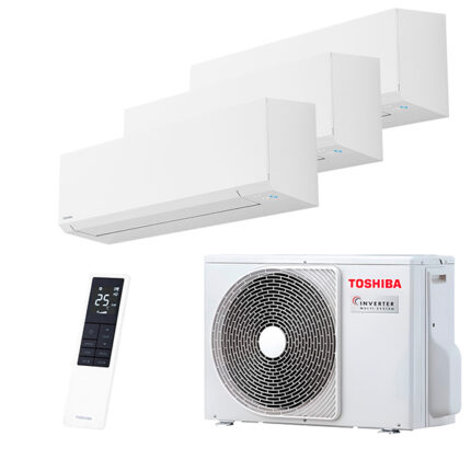 Мульти сплит-система на 3 комнаты Toshiba RAS-B07G3KVSG-E x 3 / RAS-3M18G3AVG-E