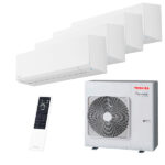 Мульти сплит-система на 4 комнаты Toshiba RAS-B07G3KVSG-E x 4 / RAS-4M27G3AVG-E