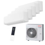 Мульти сплит-система на 5 комнат Toshiba RAS-B07G3KVSG-E x 5 / RAS-5M34G3AVG-E