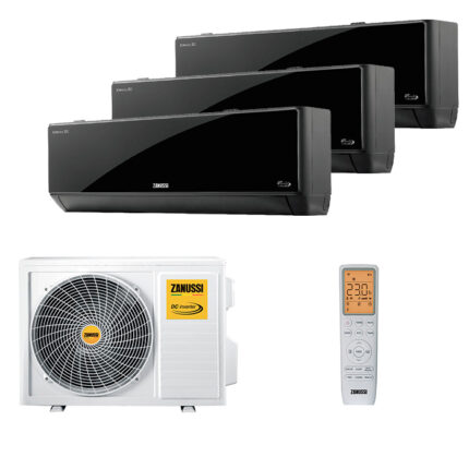 Мульти сплит-система на 3 комнаты Zanussi ZACS/I-09 HB-BLACK FMI2/N8/In x 3 / ZACO/I-27 H3 FMI2/N8/Out