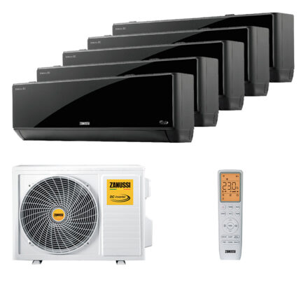 Мульти сплит-система на 5 комнат Zanussi ZACS/I-09 HB-BLACK FMI2/N8/In x 5 / ZACO/I-42 H5 FMI2/N8/Out